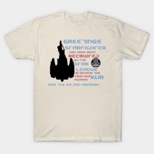 Greetings, Starfighter! T-Shirt